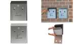 Rubbermaid Wandascher Smokers Stat ion, schwarz / silber...