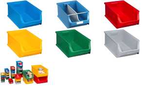 allit Sichtlagerkasten ProfiPlus Bo x 5, aus PP, grün (71510033)