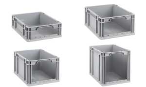 allit Aufbewahrungsbox ProfiPlus Eu roStore L432, grau (71510150)