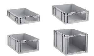 allit Aufbewahrungsbox ProfiPlus Eu roStore L612, grau (71510151)