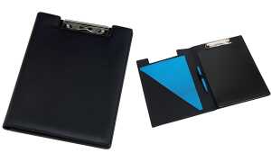 rillstab Klemmbrett-Mappe, DIN A4, Kunstleder, schwarz (71700076)