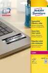 Zweckform Typenschild-Etikett en, 70 x 37 mm, silber (72013320)