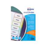 Zweckform AVERY Intercalaires Readyindex, PP, 6 touches,...