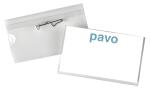 pavo Namensschild, mit Wellennadel, 40 x 75 mm,...
