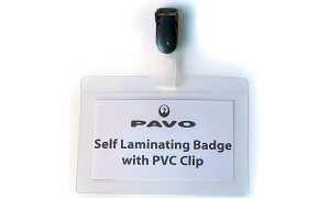 pavo Laminier-Namensschild, mit Cli p, 54 x 90 mm (7300012)