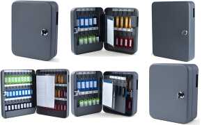 pavo Schlüsselkasten für 20 Schlüss el, dunkelgrau (7300020)