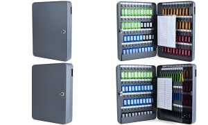 pavo Schlüsselkasten für 80 Schlüss el, dunkelgrau (7300023)