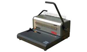 pavo Plastikbindegerät HD comb bind er, silber / schwarz (7300103)