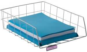 ALBA Briefablage CORMM Drahtmetal l, A4, verchromt - mittel (74800005