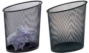 ALBA Papierkorb MESHCORB, aus Dra htmetall, 18 L, schwarz (74800030)