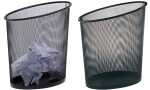 ALBA Papierkorb MESHCORB, aus Dra htmetall, 18 L, grau...