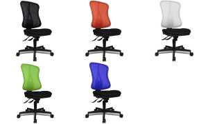 Topstar Bürodrehstuhl Head Point S Y, schwarz / weiß (77240147)