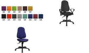 Topstar Bürodrehstuhl Support SY, dunkelbraun (77240227)