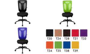 Topstar Bürodrehstuhl Net Pro 100 , schwarz/blau (77240240)