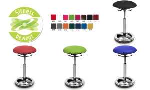 Topstar Sitzhocker Sitness High Bo b, blau (77400047)