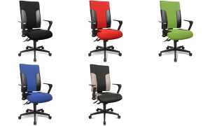 Topstar Bürodrehstuhl Two 20, rot / schwarz (77400064)