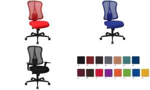 Topstar Bürodrehstuhl Art Comfort Net, blau / blau (77400098)