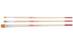 ROYAL TALENS Haarpinsel-Set, 3-teil ig, flachpinsel...