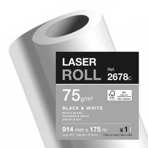 Clairefontaine Laser-Plotterrolle, (B)914 mm x (L)175 m (8010080)