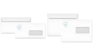 Clairalfa Briefumschläge C5, 162 x 229 mm, Recycling weiß (8011243)