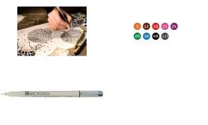 SAKURA Fineliner PIGMA MICRON 01, o range (8012065)