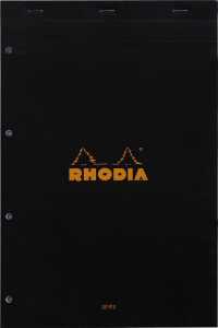 Rhodia Notizbl A4 geh mperf gel fr li 80Bl