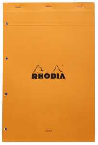 Rhodia Notizblock A4 geh mperf gel lin 80Bl