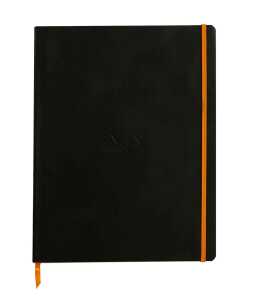 Rhodia  NBuch A4+ liniert schwarz