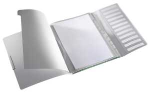 LEITZ Ordnungsmappe Style A4 PP 12 Fächer seladongrün (80399653)