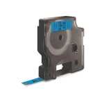 Dymo Schriftband D1 Kunststoff laminiert 7 mx9 mm Schwarz/Blau