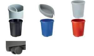 HAN Papierkorb MOBIL XXL, 50 Liter, PP, rund, blau (81420028)