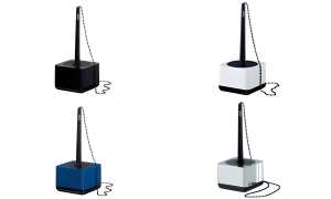 HAN Kugelschreiber-Ständer i-Line, Kunststoff chrome/schwarz (81420167