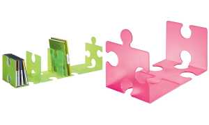 HAN Buchstütze PUZZLE, 2er Set, bla u-transluzent (81420262)