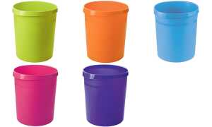 HAN Papierkorb GRIP Trend Colour, 1 8 Liter, rund, pink (81420566)