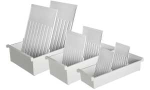 HAN Karteitrog, A5 hoch, für 1.300 Karten, lichtgrau (81420597)