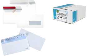 GPV Briefumschläge, DL, 110 x 220 m m, weiß, ohne Fenster (81600026)