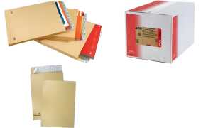 GPV Faltenversandtaschen B4, 250 x 353 mm, ohne Fenster (81600036)