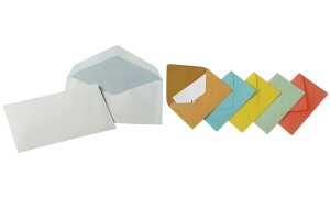 GPV Briefumschläge, 140 x 90 mm, we iß, nicht gummiert (81600037)