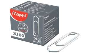 Maped Büroklammern, galvanisiert, 3 2 mm, Großpackung (82032061)