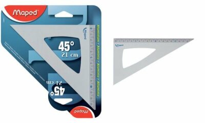 Maped Zeichendreieck 45 Grad, aus A luminium (82120421)