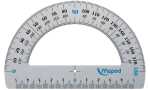 Maped Halbkreis-Winkelmesser 180 Grad, aus Aluminium, 120...