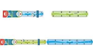 Maped Flachlineal Flex, 200 mm, aus Kunststoff, mit Griff (82244120)