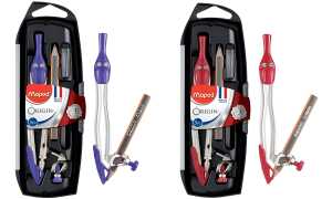 Maped Zirkelkasten Origin, 5-teilig , farbig sortiert (82305812)