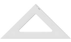 MINERVA Zeichendreieck, Hypotenuse: 500 mm, 45 Grad (86000006)