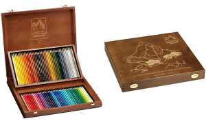 CARAN DACHE Buntstifte PRISMALO, 8 0er Holzkoffer (86020384)