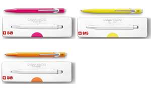 CARAN DACHE Druckkugelschreiber 84 9 POPLINE FLUO, orange (86020399)