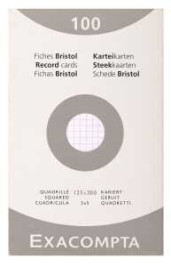 Karteikarten 125x200 kar weiß 100St