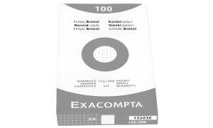 Exacompta Karteikarten 125x200 uni weiß 100St 3130630133032