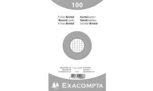 Exacompta Karteikarten 125x200 kar weiß 100St 3130630102038