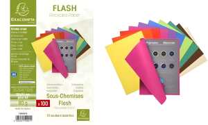 Exacompta EXACOMPTA Aktendeckel FLASH 80, DIN A4, Karton, sortiert